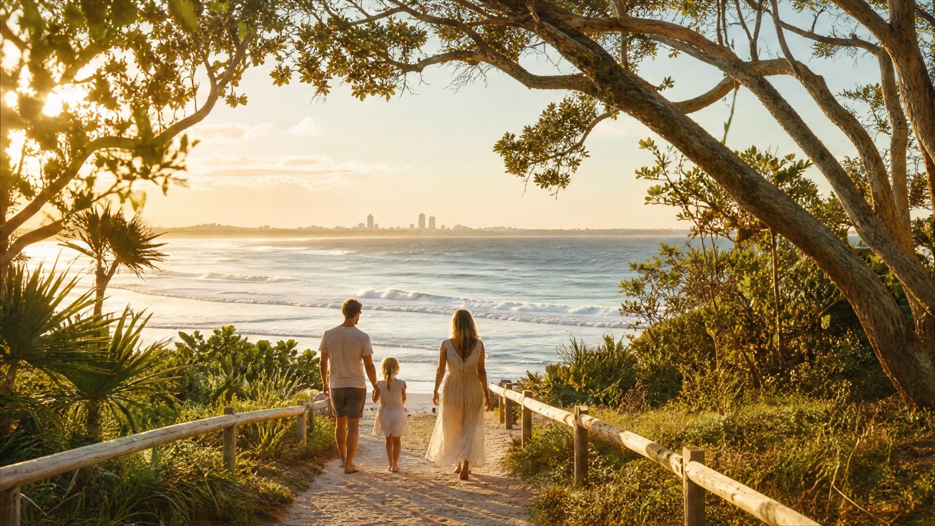Sunshine Coast beach path